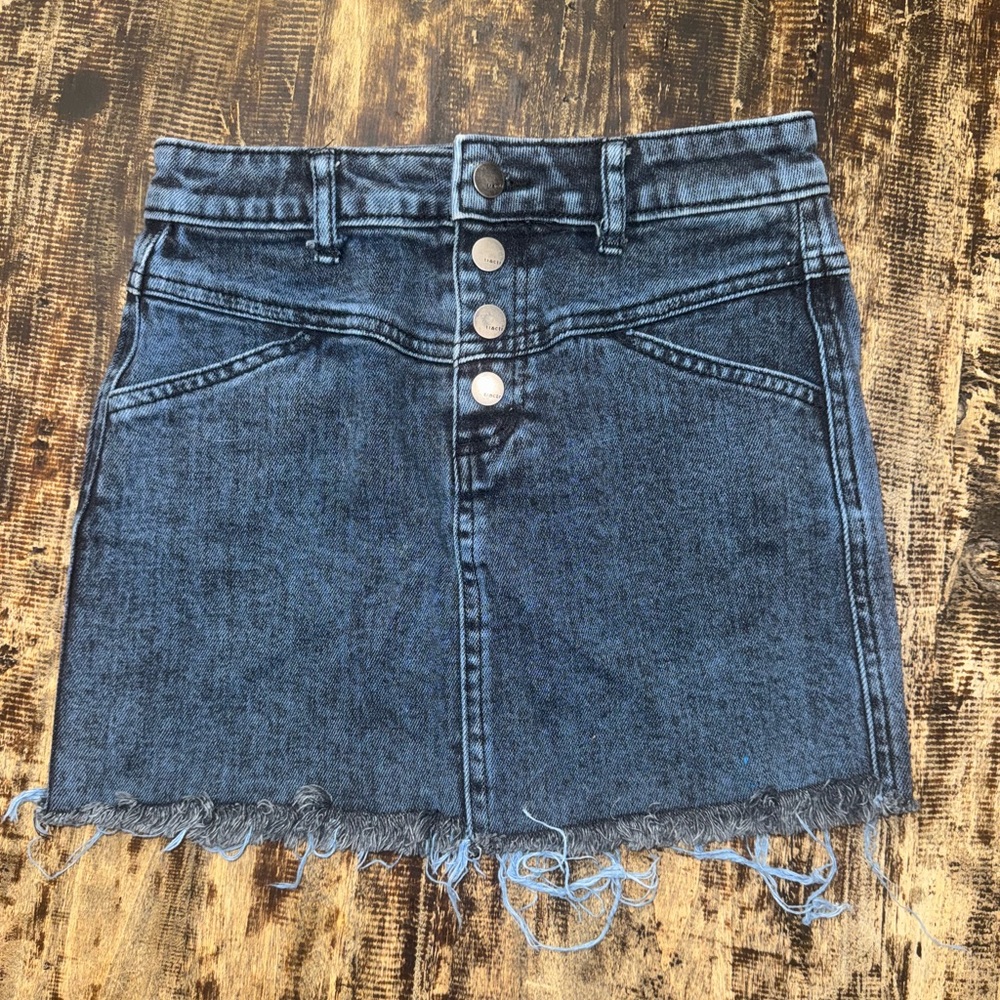 Tractr Blue Mini Pencil Skirt Casual